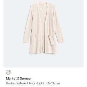 Market & Spruce Women's Cream Cardigan